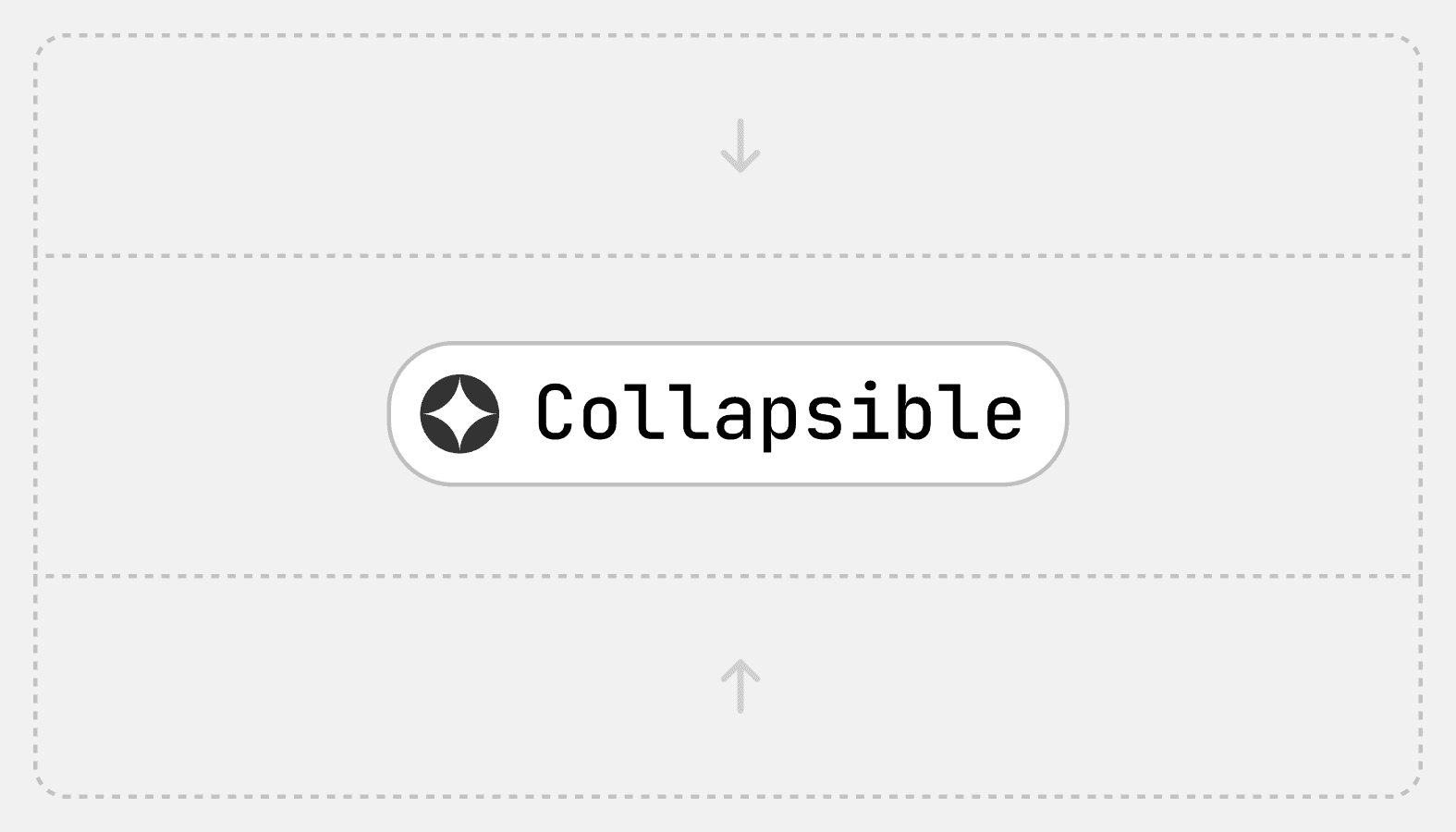 Screenshot of the Collapsible component